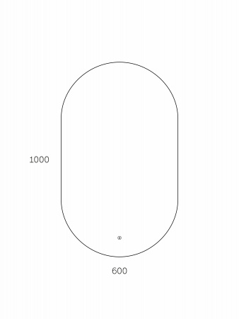 Фото зеркало с подсветкой taliente zled 60 см ta-zled-f60100