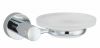 Мыльница стеклянная WasserKraft Donau K-9429