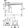 Фото смеситель для раковины hansgrohe tecturis e 73051670