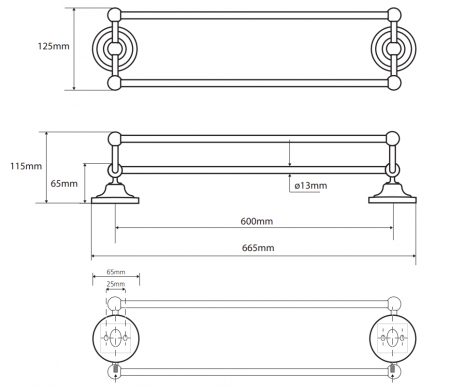 Фото полотенцедержатель bemeta retro 144204238