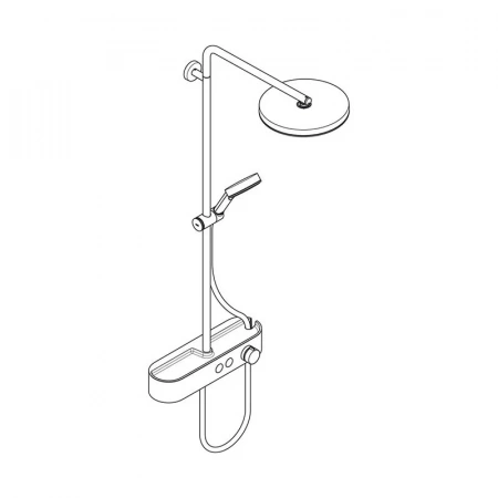 Фото душевая стойка hansgrohe pulsify 24220700