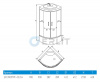 Фото душевая кабина erlit er3509tpf-c4 rus 90x90 см