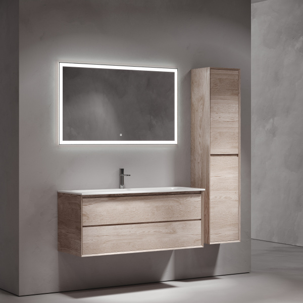 Фото тумба под раковину sancos marmi 2.0 120 см, цвет: дуб галифакс натуральный mr2.0120eg