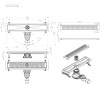 Фото душевой трап am.pm masterflow 50 см w01sc-p11-050-01bm