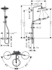 Фото душевая стойка hansgrohe croma select s 26890700