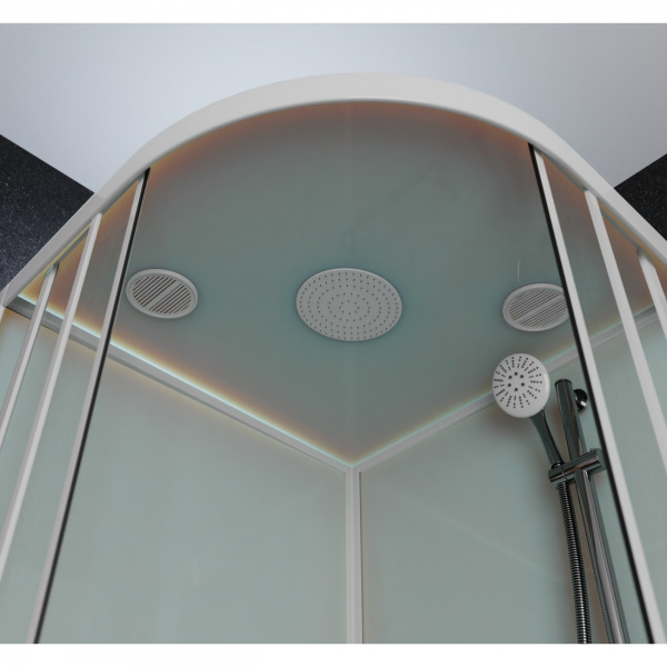 Фото душевая кабина frank f400/1 white  90x90 см 125009