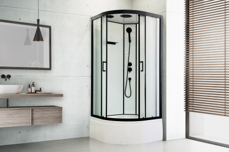 Фото душевая кабина royal bath fato rb 90x90 см rb90ck-m-bl fato