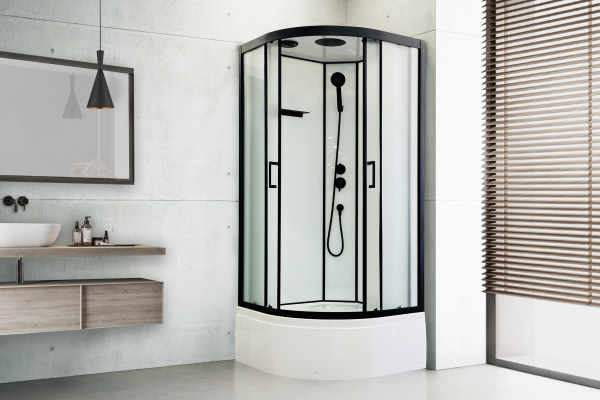 Фото душевая кабина royal bath fato rb 100x100 см rb100ck-m-bl fato