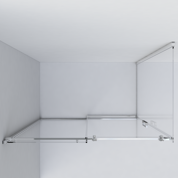 Фото душевое ограждение vincea como 100x130 см  vsr-1c1013clb