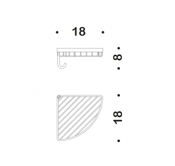 Фото полка-сетка подвесная colombo design complementi b9602