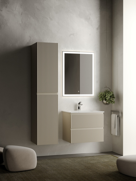 Фото тумба под раковину sancos snob r 60 см, цвет: beige soft  snr60ce