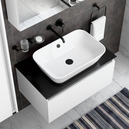Фото встраиваемый смеситель для раковины vitra minimax round a4354936exp цвет черный