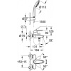 Фото смеситель для ванны и душа grohe eurodisc cosmopolitan 33395002