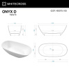Фото ванна из искусственного камня whitecross onyx d 160x75 см 0207.160075.100
