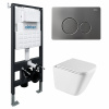 Унитаз с инсталляцией Abber Rechteck AC1219TC-AC0105-AC0121NG