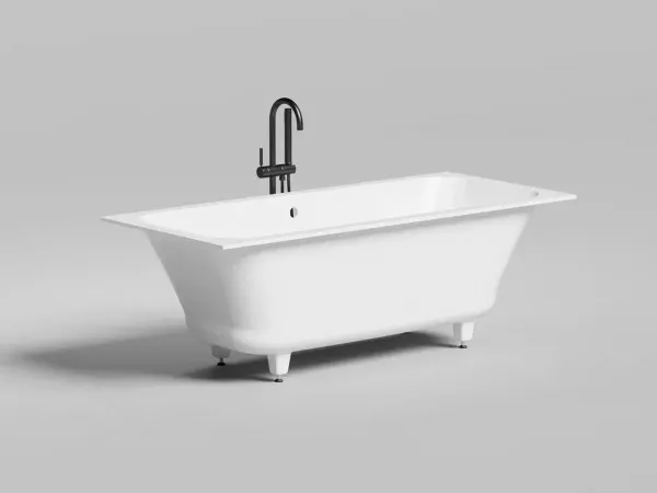 Фото ванна из искусственного камня salini orlanda axis kit 170x75 см 103313m матовая
