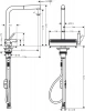Фото смеситель для кухонной мойки hansgrohe aquno select 73836800