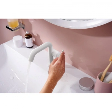 Фото смеситель для раковины hansgrohe tecturis s 73320700