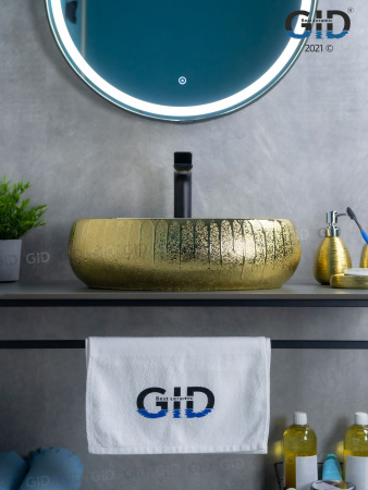 Фото раковина накладная gid 9030g 48 см