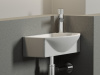 Фото раковина подвесная ceramicanova element 45.5 см, цвет: белый cn6038l