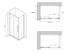 Фото душевое ограждение abber schwarzer diamant ag30160mh-s60m 160x60 см
