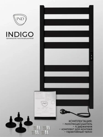 Фото электрический полотенцесушитель indigo oktava slim 80/40 lсloks5e80-40brrt