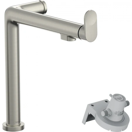 Фото смеситель для кухонной мойки hansgrohe aqittura 76804800