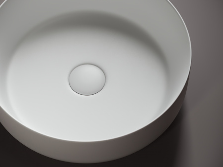 Фото раковина накладная ceramicanova element 39 см, цвет: белый cn6022mw