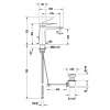 Фото смеситель для раковины duravit tulum tu1020001010