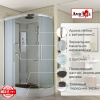 Фото душевая кабина avacan em2912l 120x90 см стандартная