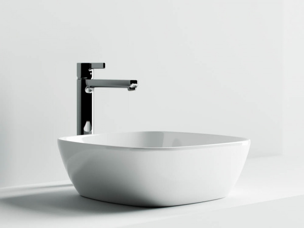 Фото раковина накладная ceramicanova element 40 см, цвет: белый cn5006