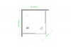 Фото душевое ограждение royal bath hpd rb100hpd-t-bl 100x100 см