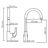 Фото смеситель для кухни wasserkraft sauer 7107