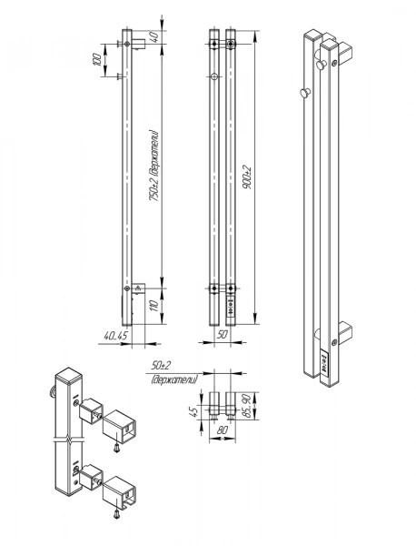 Фото электрический полотенцесушитель indigo style pro 90/8 lspre90-8gfmrt