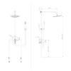 Фото душевой комплект со встроенным смесителем raiber graceful rpb-005