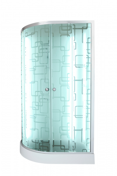 Фото душевая кабина dto 120x80 см em1512rnled+gm с гидромассажем