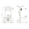 Фото унитаз с инсталяцией tece spring base k401111wck