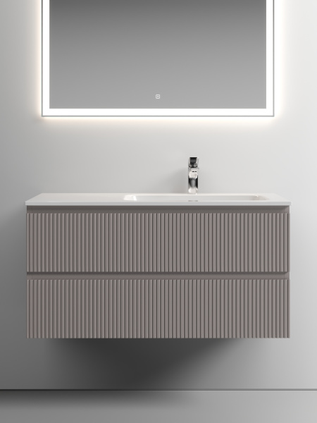Фото тумба под раковину sancos snob t 100 см, цвет: doha soft snt100rsm