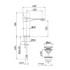Фото смеситель для раковины webert one-b nb830102015