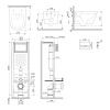 Фото унитаз с инсталляцией am.pm like is110351.801900