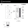 Фото встраиваемый термостатический смеситель для душа whitecross y y1238cr, цвет: хром