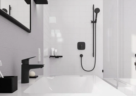 Фото смеситель для раковины hansgrohe logis 71103670