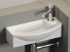 Фото раковина подвесная ceramicanova element 45.5 см, цвет: белый cn6038l