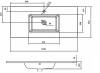 Фото столешница стекло 100 см  armadi art 852-100-cp neoart