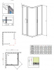 Фото душевое ограждение radaway premium plus d 75x90 см 30433-01-01n