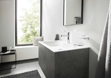 Фото смеситель для раковины hansgrohe finoris 76010000