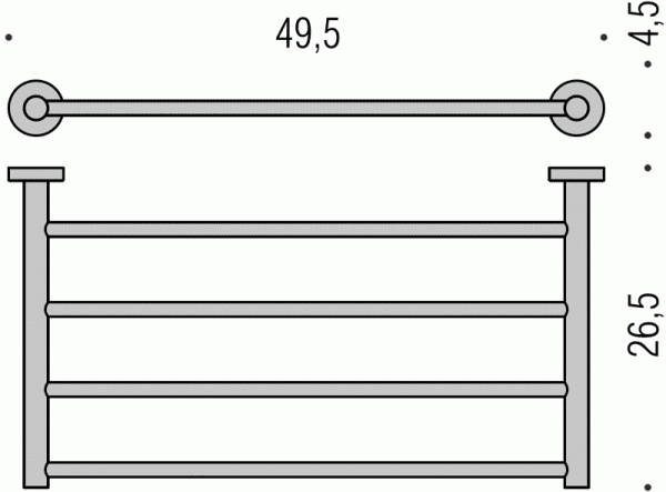 Фото полотенцедержатель colombo design plus w4987