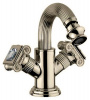 Фото смеситель для биде cezares olimp-bs2-01-sw (ручки swarovski)