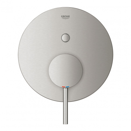 Фото встраиваемый смеситель для ванны grohe atrio new 24066dc3, цвет: сталь