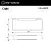 Фото полотенцедержатель whitecross cubo cu2458cr, цвет: хром